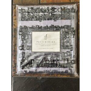 NWT Pottery Barn Morning Thoughts Clear Shower Curtain 72"x72" 100% PVC